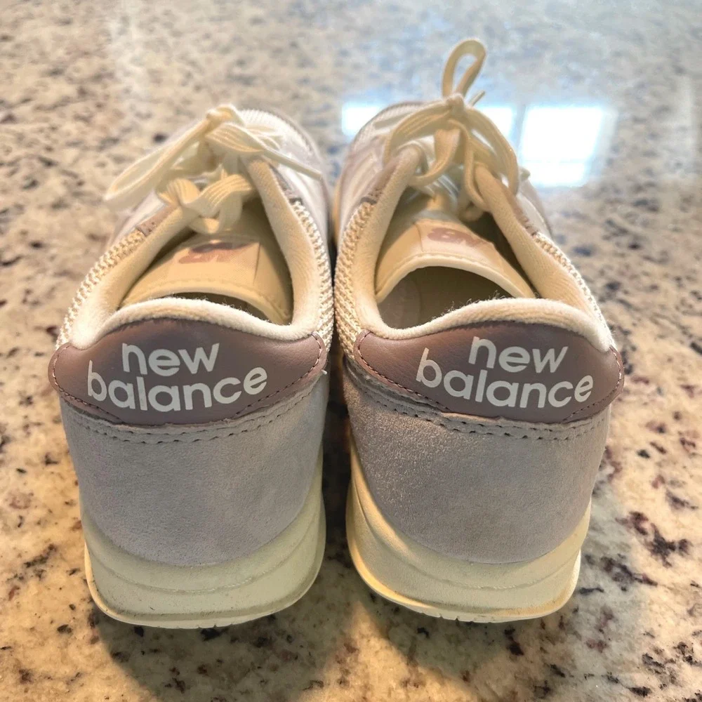 New Balance CT500GC Sneaker Women's 8 Lavender Cream Retro Court Suede Low Top